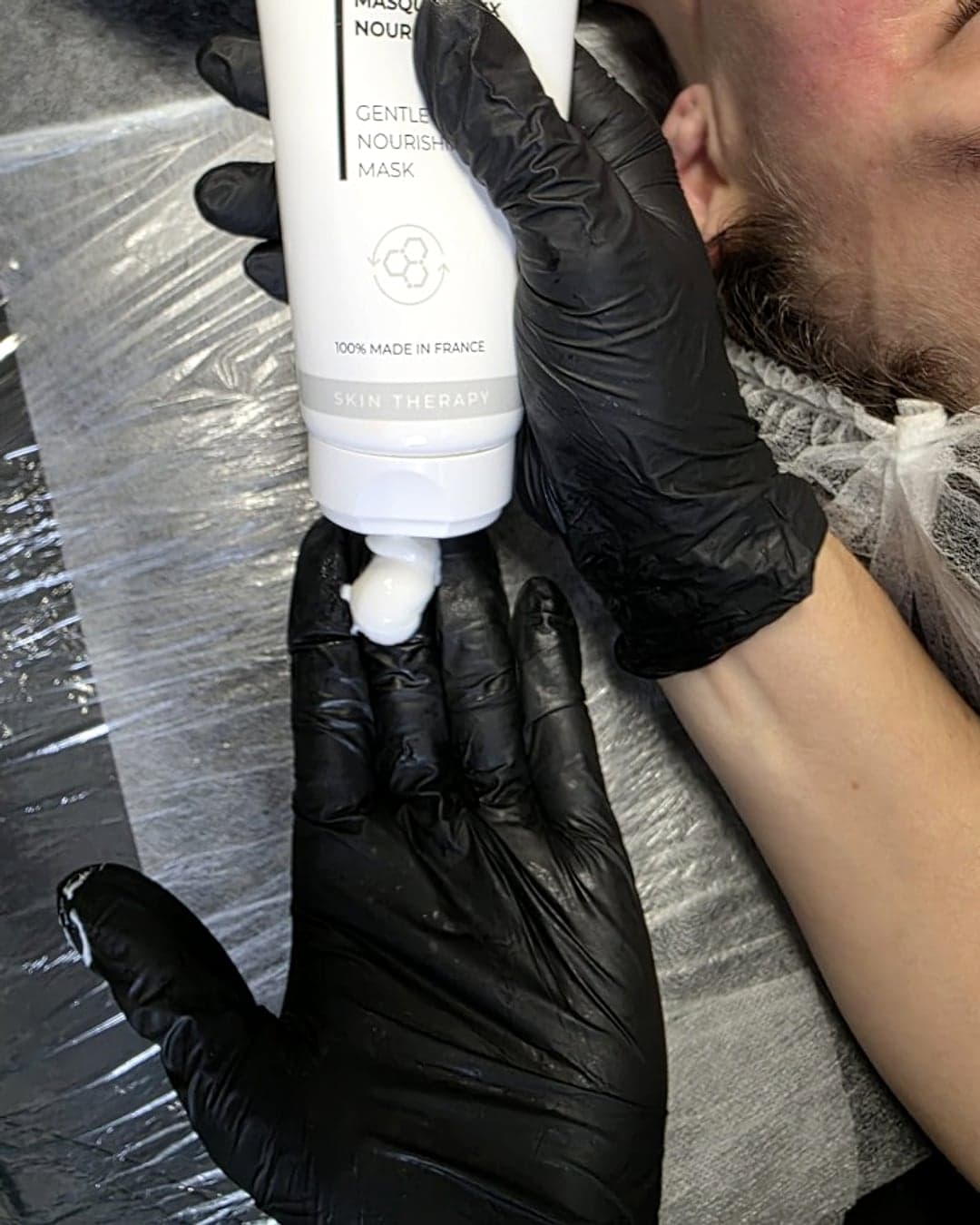 Tube de masque nourrissant Biotic Phocea après microneedling
